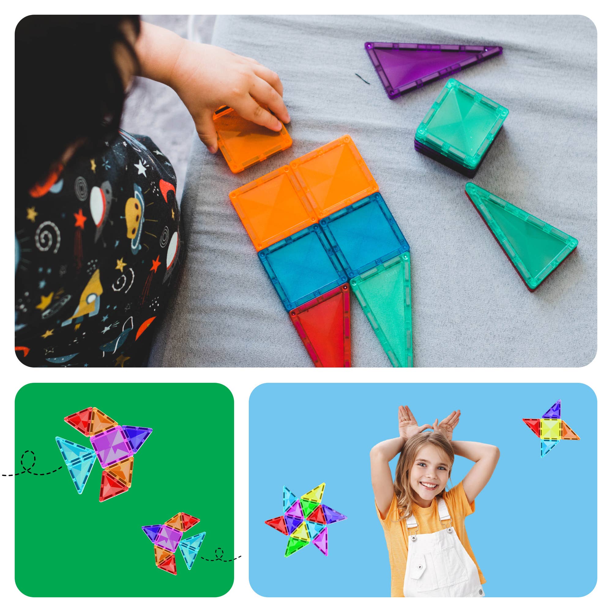 PicassoTiles - Wholesale Building Set - Kids - PicassoTiles 30pc Travel Size Magnetic Tile Building Set4