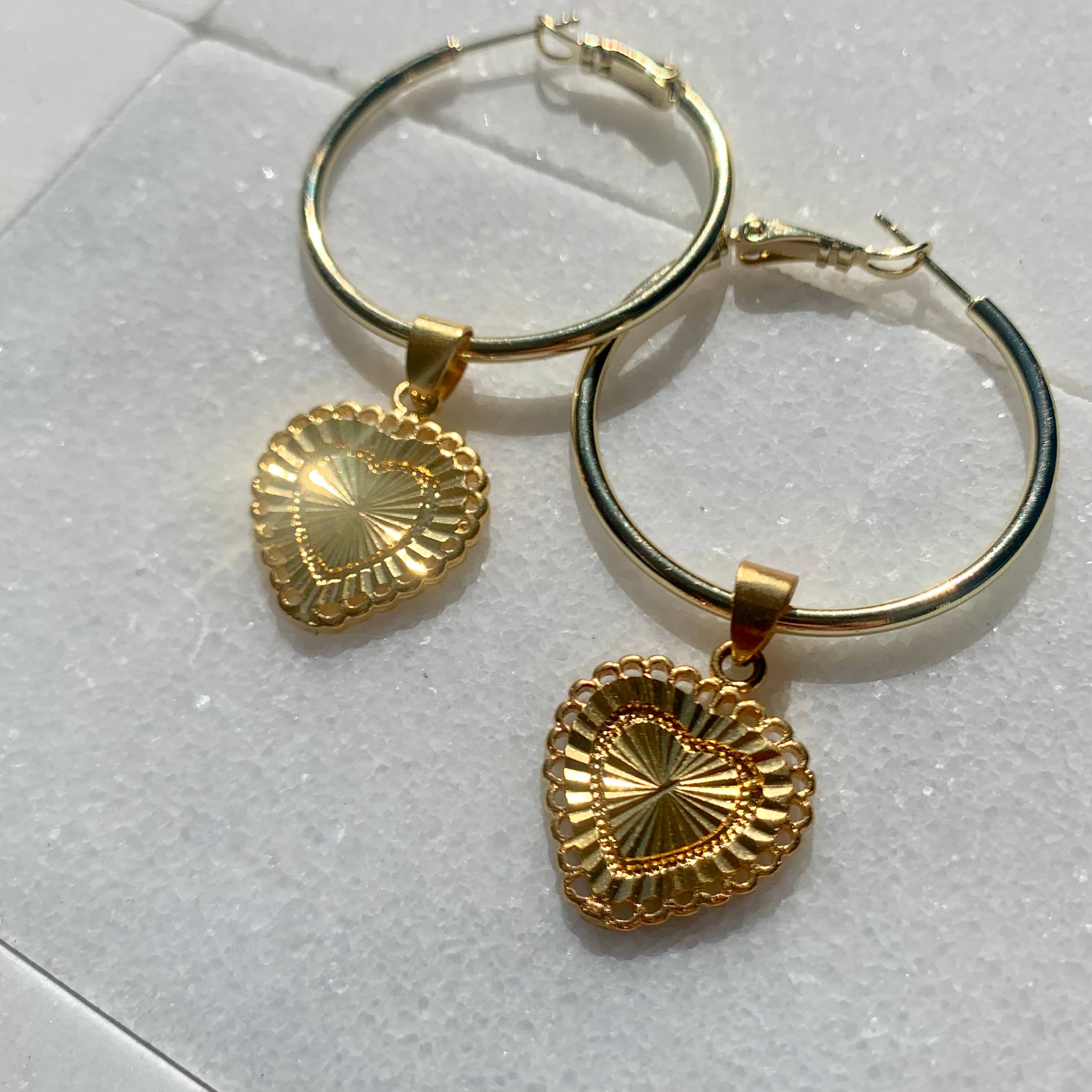 House of Au.ORA - Wholesale Hoop Earrings - Heartbreaker Hoop Earrings2