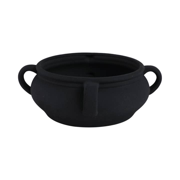 Sagebrook Home - Wholesale Decorative Plate/Dish/Bowl - 11 in. Black Textured Bowl with Handles