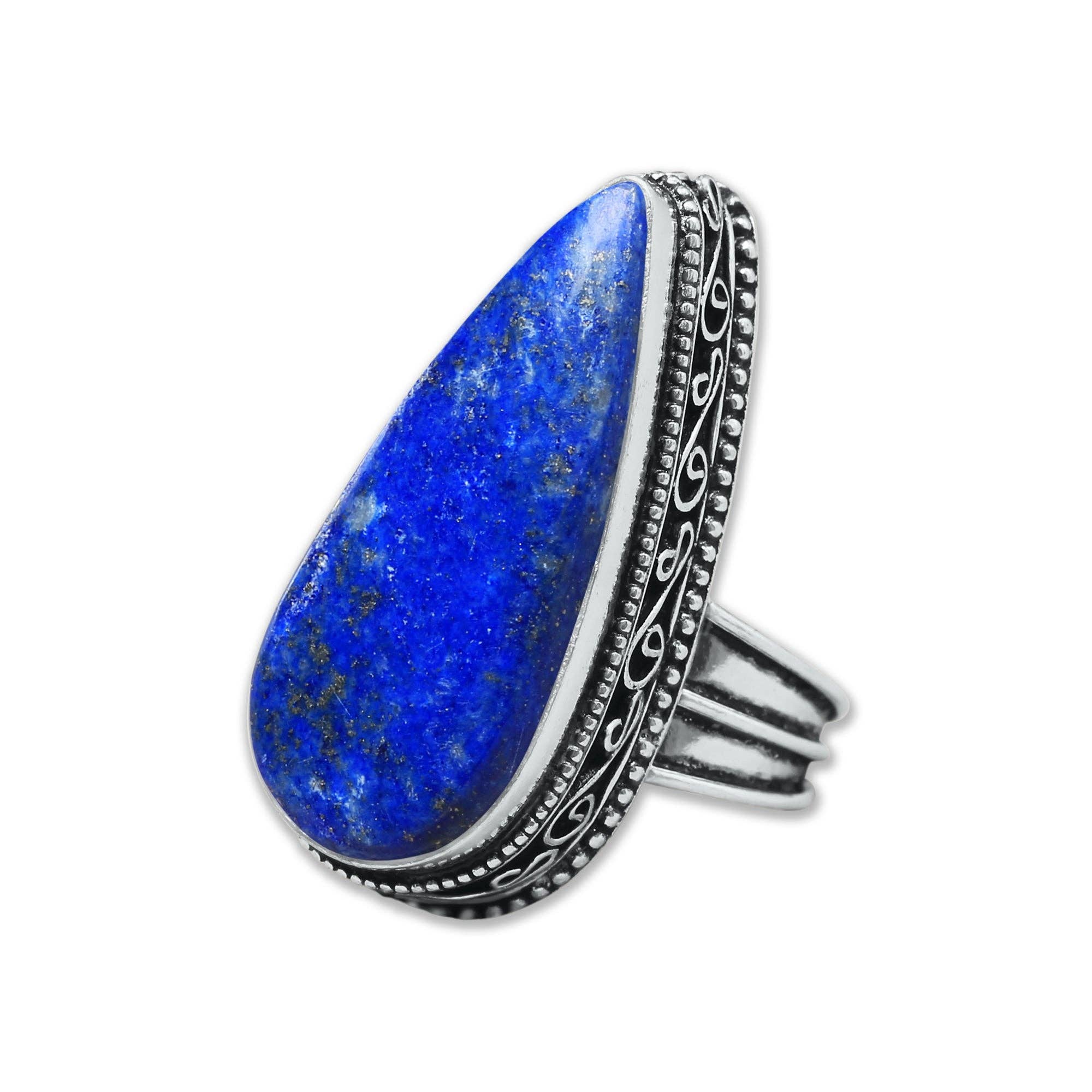 Handmade Jewels – wholesale Cocktail/statement ring – Artisanal Silver-Plated Statement Rings – Assorted Gemstones with Designer Bands (US Sizes 6–10, Non-Adjustable)6