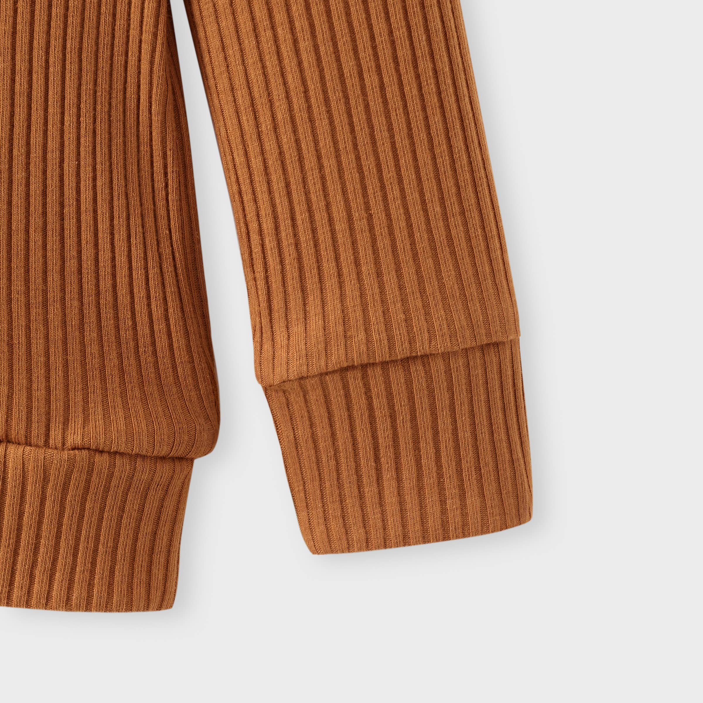 PatPat - Wholesale Top & Pant Set - Baby - 2pcs Baby Boy Solid Cotton Pullover and Dinosaur Pants Set12