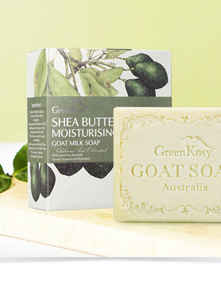 GreenKosy Shea Butter Moisturising Goat Milk Soap 100g for wholesale by GreenKosy
