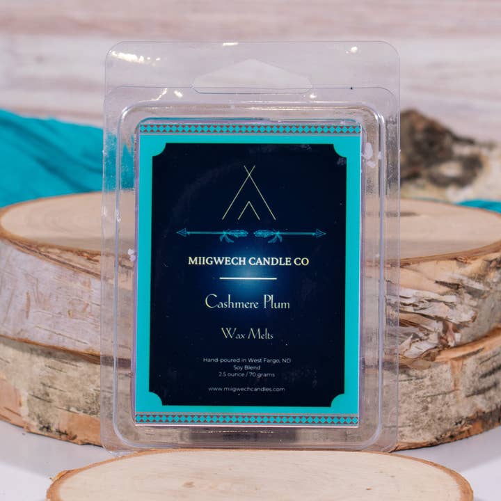 Cashmere Plum Wax Melts for wholesale by Miigwech Candle Co LLC