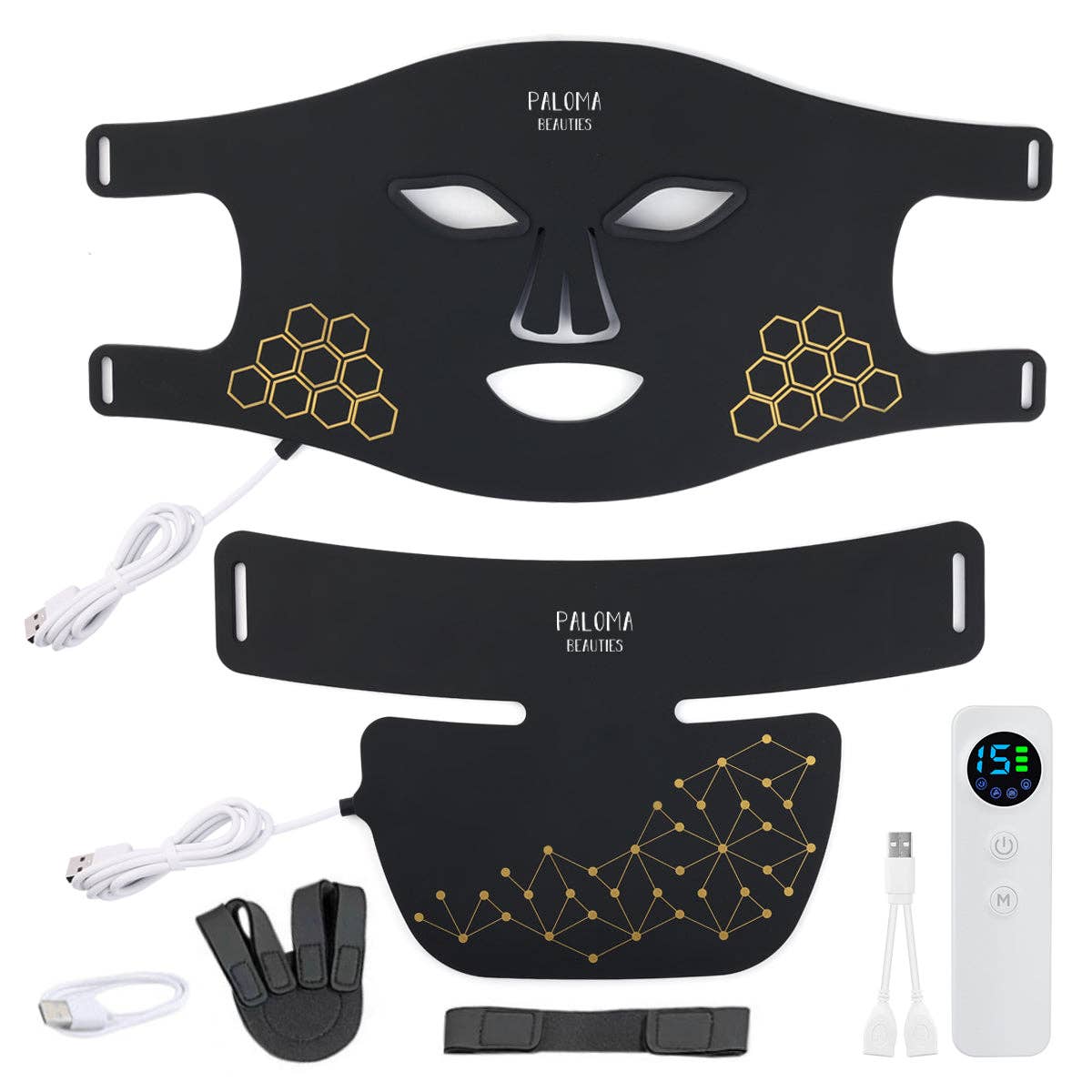 PALOMA BEAUTIES – wholesale Skincare face mask – LED FACE AND NECK MASK LIGHT THERAPY3