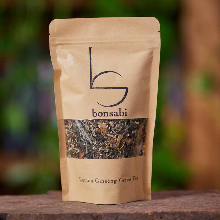 Lemon Ginseng Green Tea for wholesale by Georgia Mountain Coffee