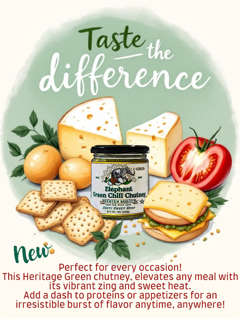 Elephant Green Chili Chutney – Engroshandel Chutney – Elefant Grøn Chili Chutney17