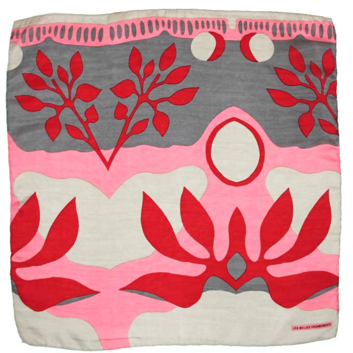 Les Belles Vagabondes - Wholesale Head Scarf - Women's - Mini Aralia Rose
