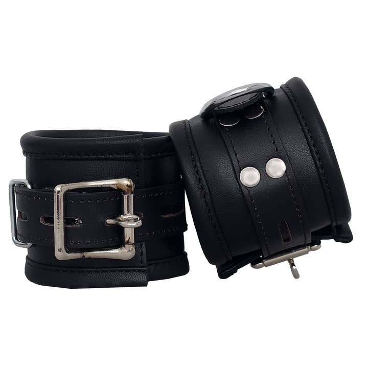 The Master Tanners - Wholesale Sex Toy - Leather Wrist Ankle Cuffs Neck Collar Restraint Bondage Set