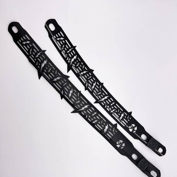 Pulseira de Borracha Lightning Bolts por atacado de ABD Culture