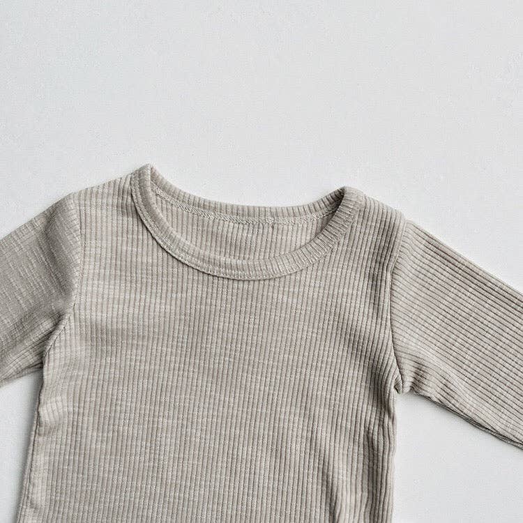 MyKids-USA® - Wholesale Sleepwear Set - Kids - Baby Solid Color Soft Cotton Pajamas Home Clothes Sets3