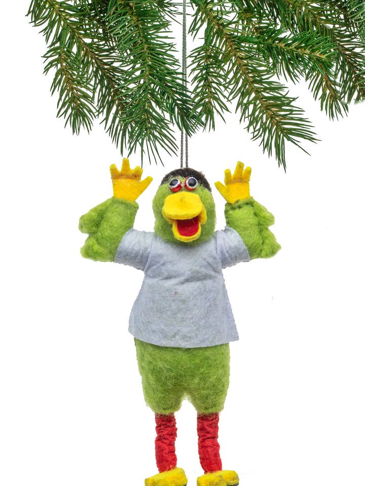 "Pirate Parrot" Ornament for wholesale by Silk Road Bazaar