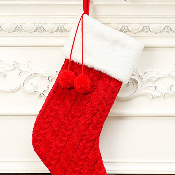Ekartini - Wholesale Holiday Stocking - Christmas Knitted Wool Jacquard Stockings