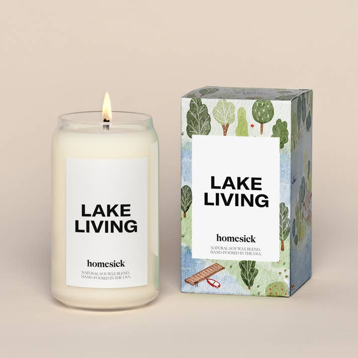 Homesick Candles - Wholesale Jar/Filled Candle - Lake Living Candle