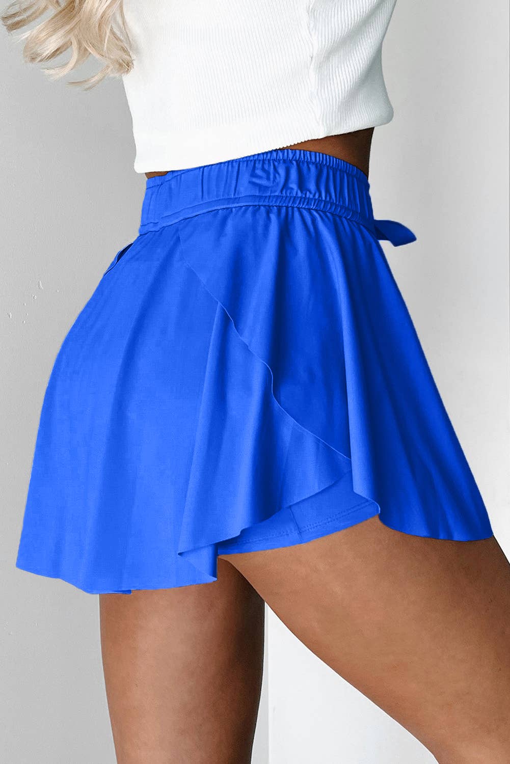FULL TIME PURCHASE - Wholesale Skort - Women's - Drawstring High Waist Lined Tennis Skorts18