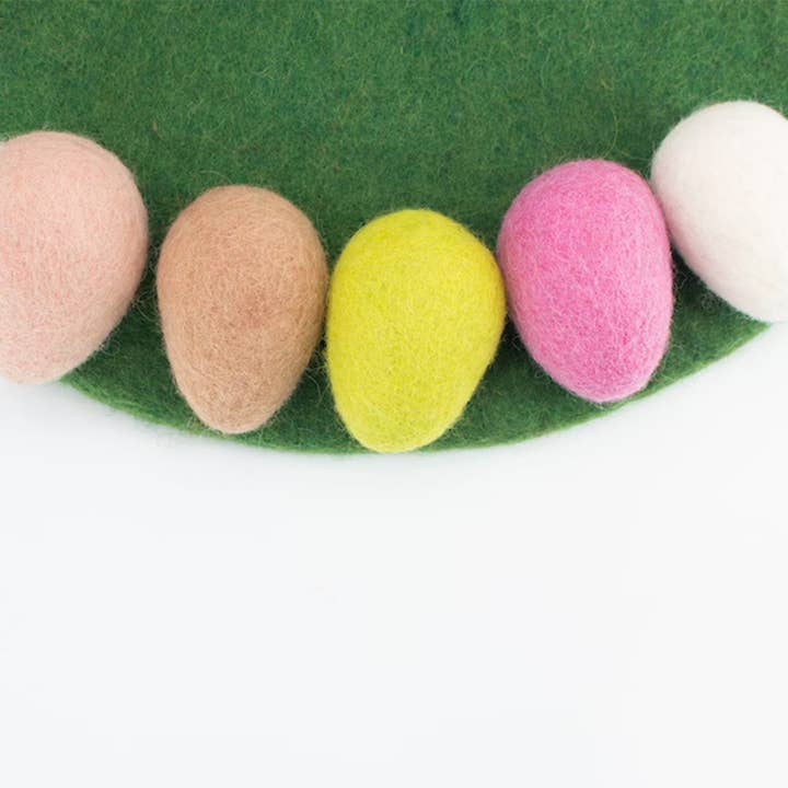 6cm Colorful Easter Egg for wholesale by Felt and Yarn