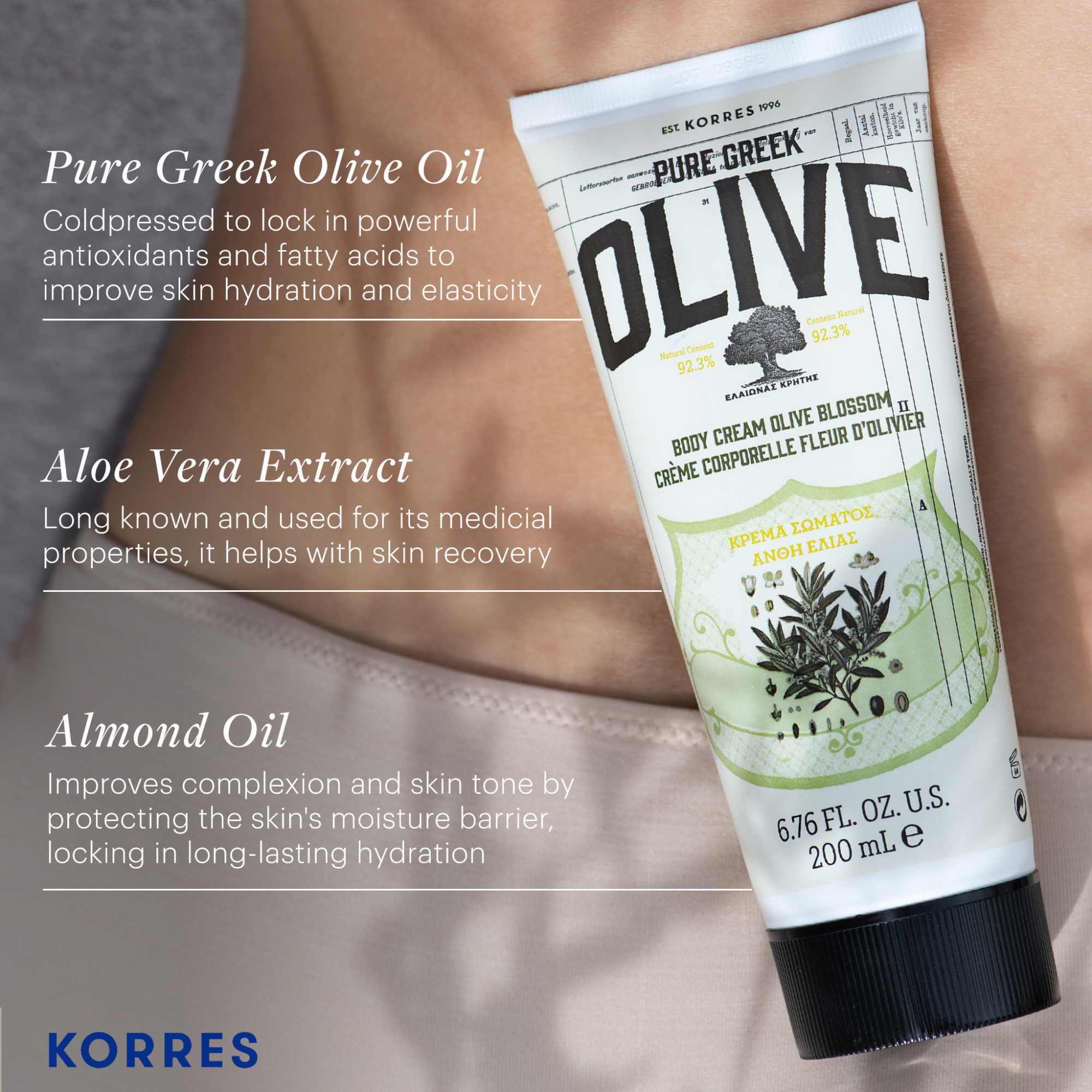 KORRES USA LTD - Wholesale Body Cream/Lotion - Pure Greek Olive Body Cream4
