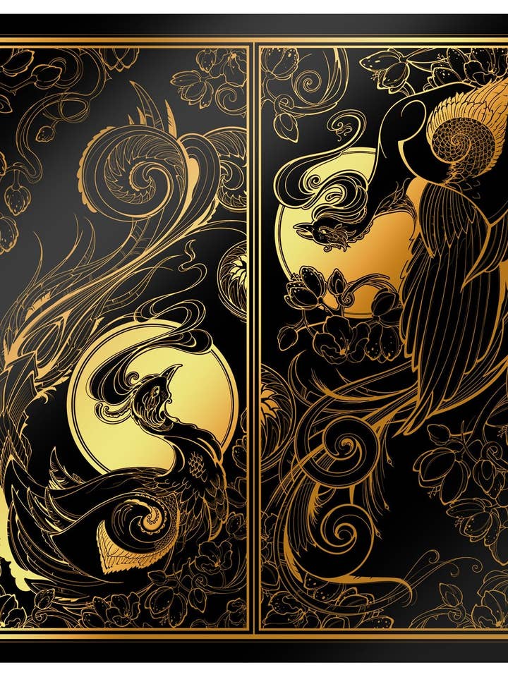 "Phoenixes" - Foil Print for wholesale by Echo Chernik