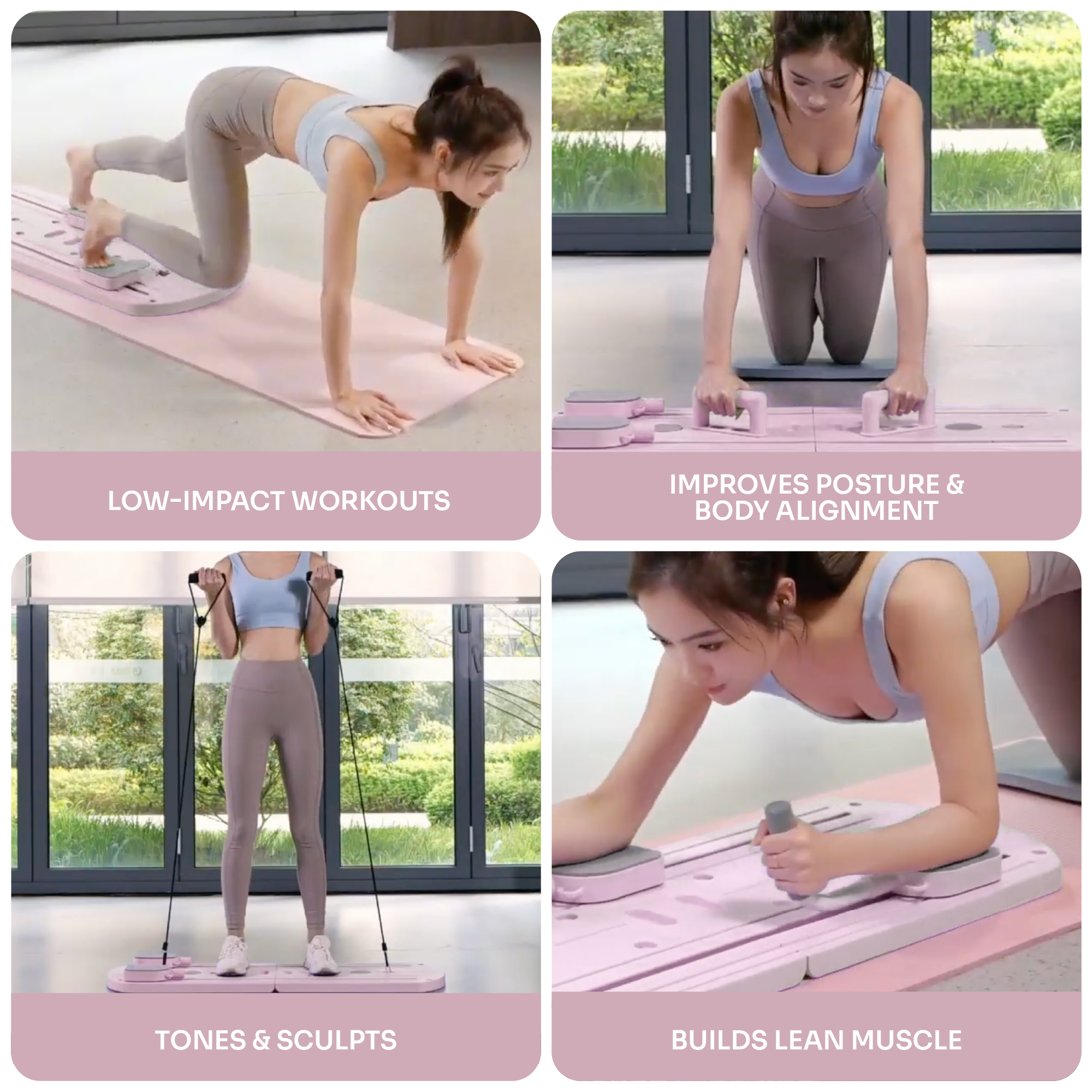 Myga - Wholesale Fitness Equipment - Portable Pilates Reformer Set – Full-Body Home Workout Solution2