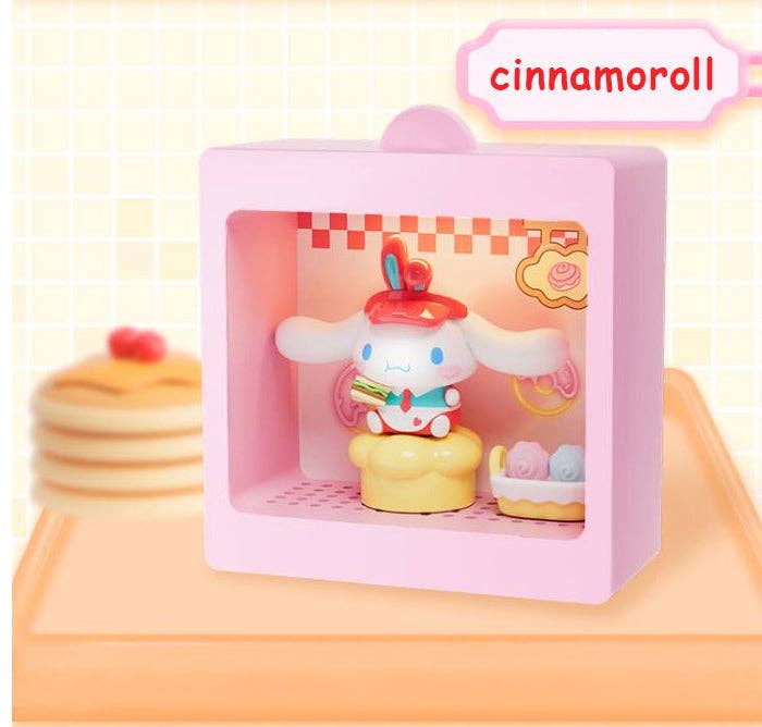 K-Wonderland - Wholesale Decorative Figurine - Sanrio Characters Light-Up Diorama Blind Box RestaurantTheme12