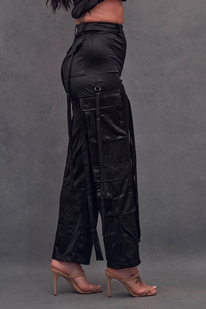 WFFS – wholesale Pants – Women's – Satin Cargo Pant6