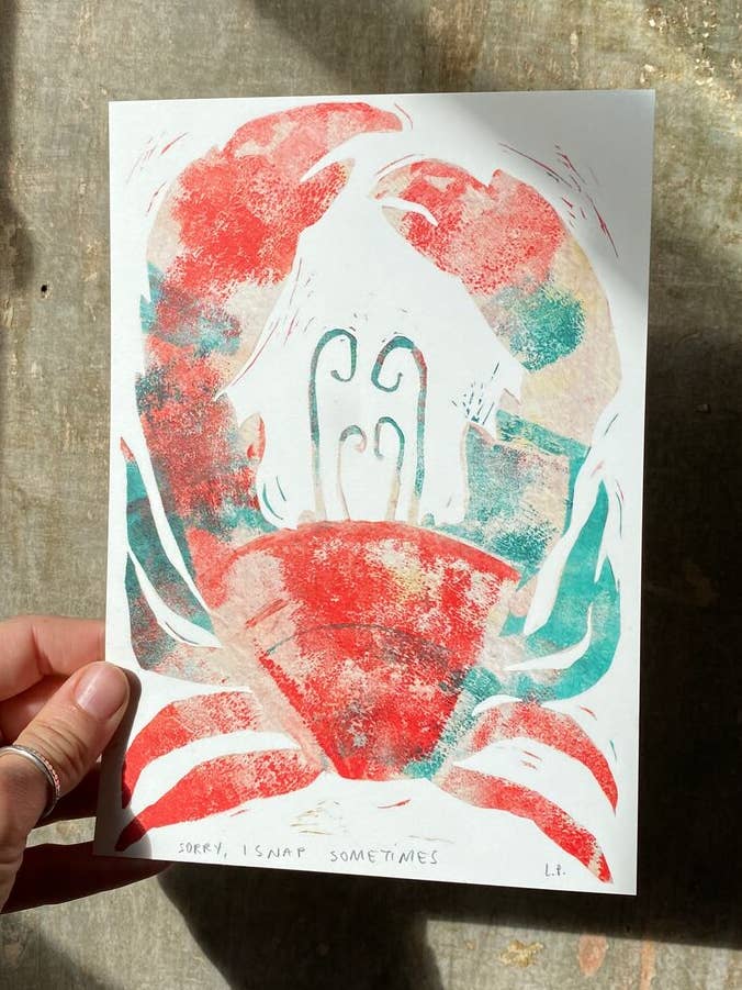 Stampa formato A5 Sorry I Snap Sometimes per la vendita all'ingrosso da parte di Ludovica Perosin