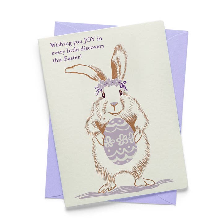 Easter Joy | Letterpress Greeting Card | Easter for wholesale by Color Box Design & Letterpress