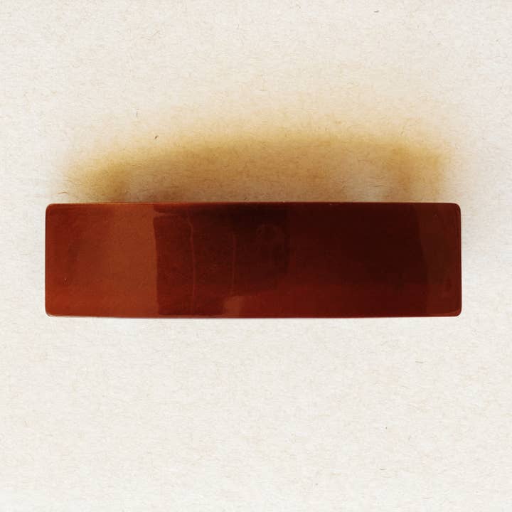 Les Barrettes N.2 - Bronze - presilha de cabelo em acetato por atacado de Maison Amour