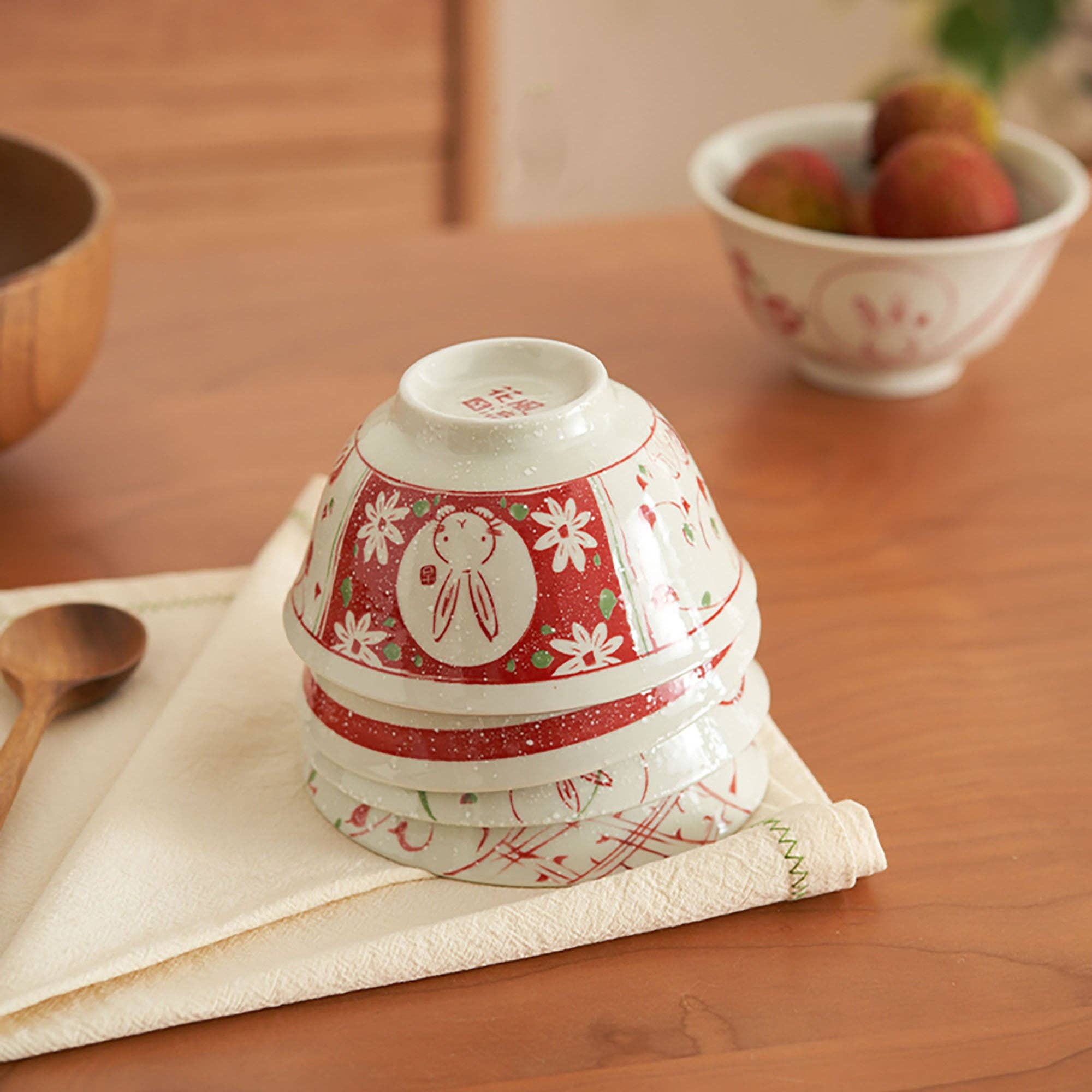 MinoCraft - Wholesale Bowl - Rice bowls with cute rabbit design6