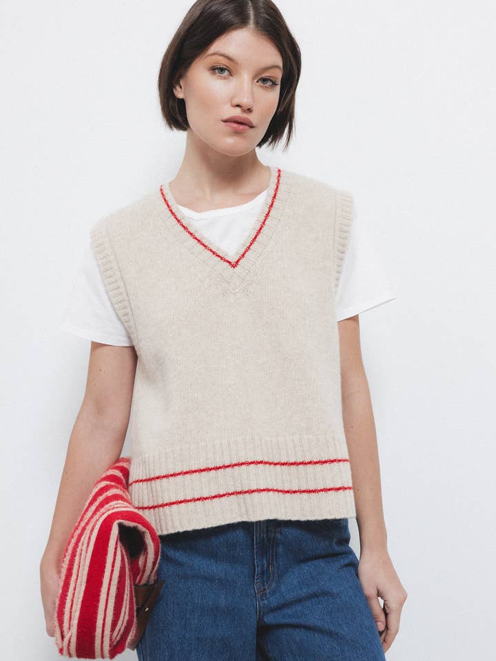 Chaleco de Punto Liso (438681-16) para venta al por mayor de Lanidor