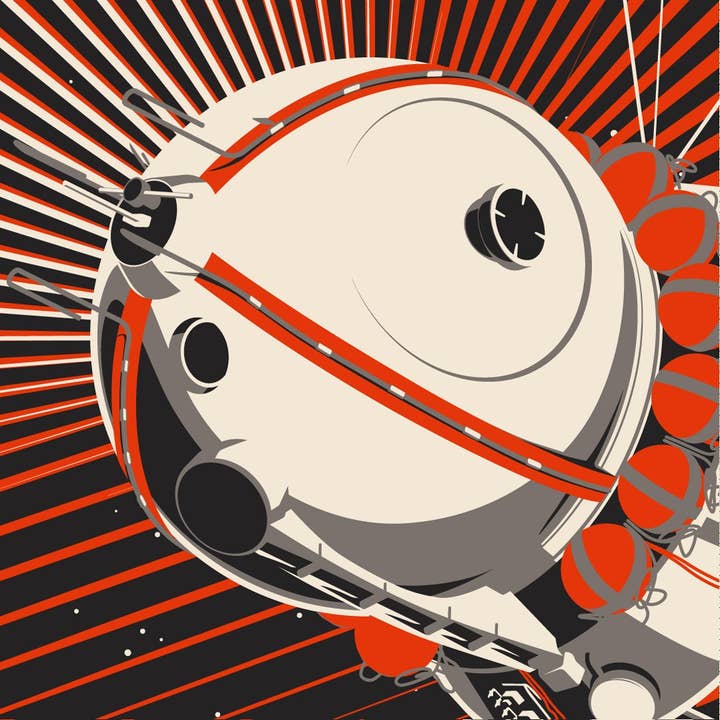 Vostok 1 de la serie Giant Leaps in Space Print para venta al por mayor de Chop Shop Store