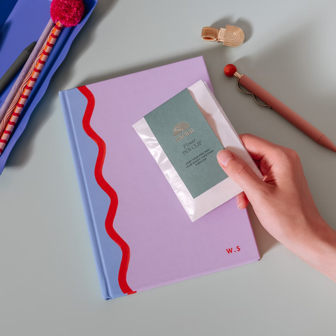 Papier - Wholesale Pen - Bass Pen Clip, Old Packaging - Flower 5