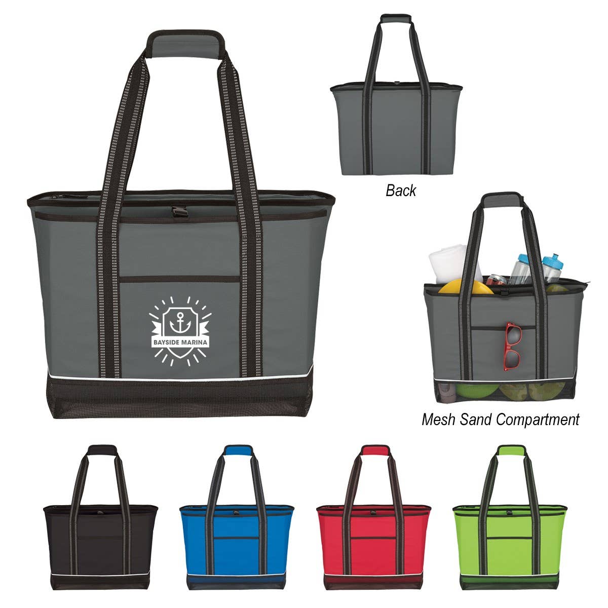 Market Street Promotions - Wholesale Tote Bag - Unisex - Coastal Chill Tote0