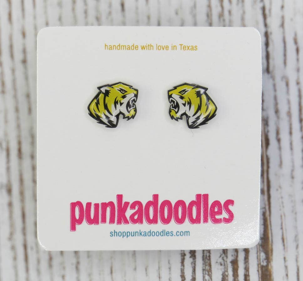 Punkadoodles.co - Wholesale Stud/Post Earrings - Custom Mascot Stud Earrings3