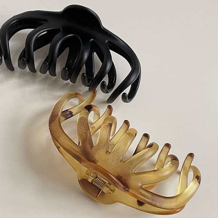 Large hair claw for thick hair | Tortoise | French Claw Clip for wholesale by LadyJuneAccessories