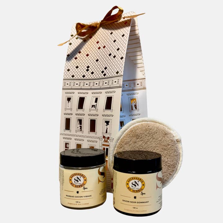 Christmas Box No. 4: Duo Face Set for wholesale by La Savonnerie du Nebbiu