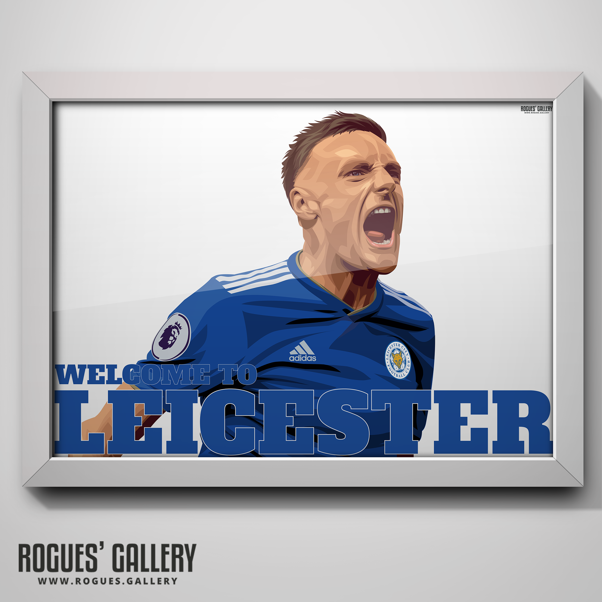 Rogues' Gallery – Großhandel Kunstdruck – Willkommen in Leicester - Vardy ZWEI Versionen - Leicester City8
