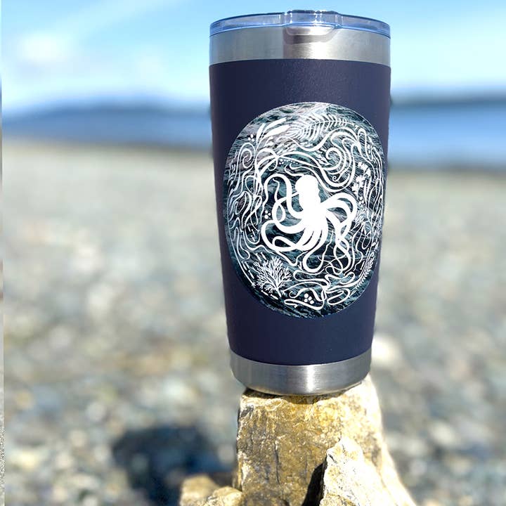 Bough & Antler Northwest Goods - Wholesale Sticker - Octopus Garden Sticker: Pacific Marine Flora & Fauna1