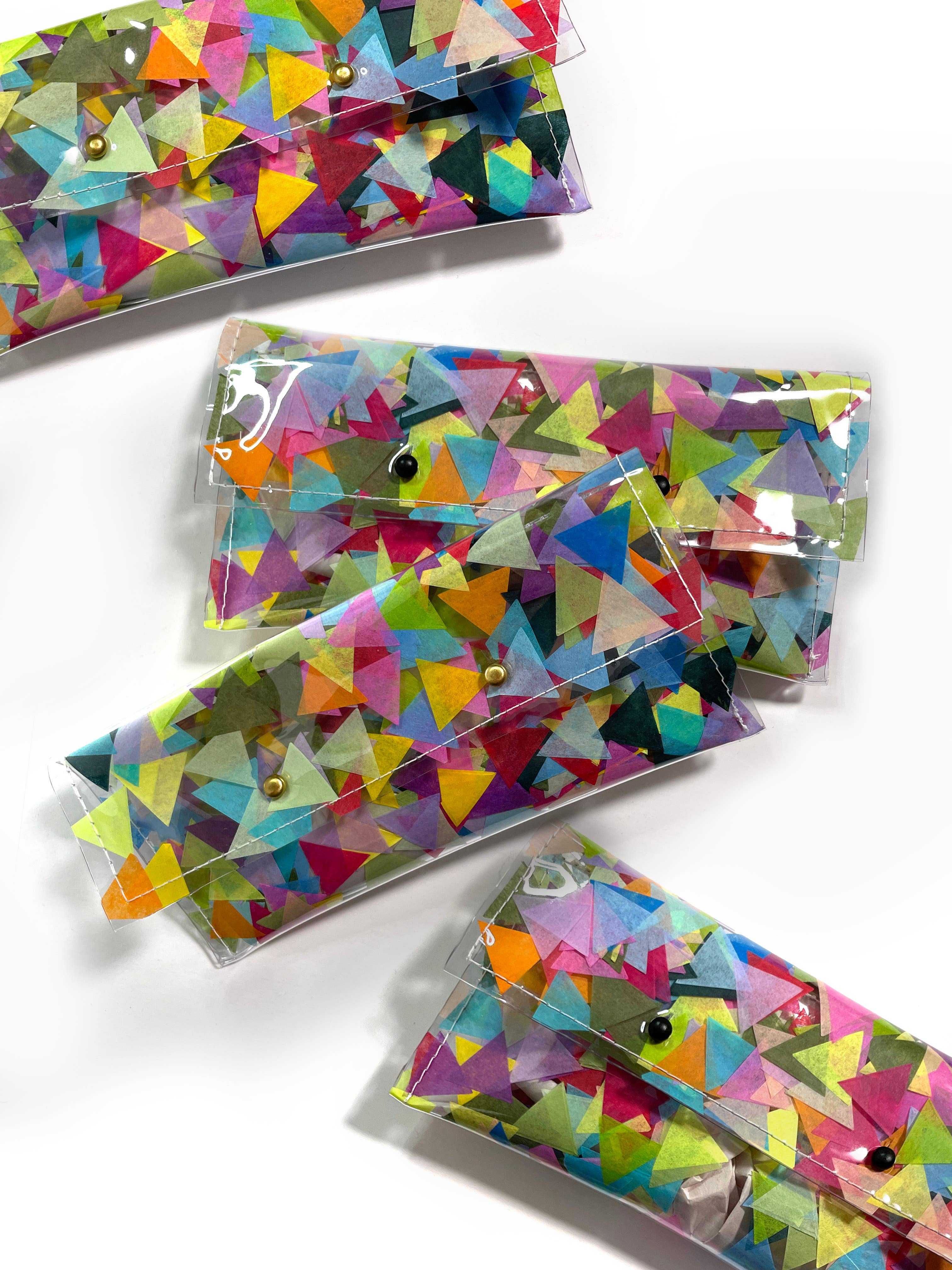 The Paper Curator - Vente Étuis/trousses à crayons - Trousse à crayons Confetti No. 8 | Pochette à crayons | Trousse de maquillage5