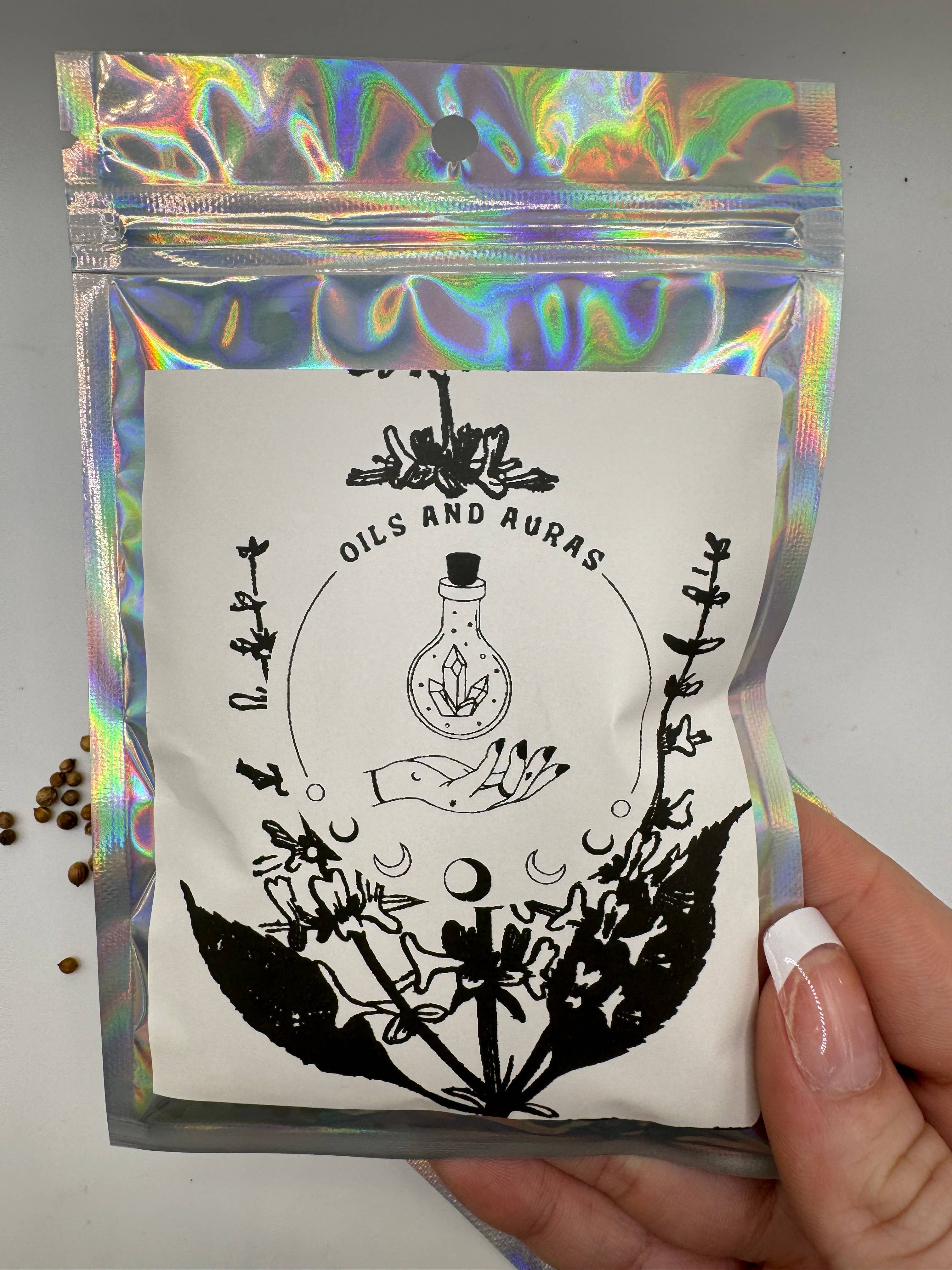 Oils and Auras - Wholesale Meditation Supplies - Coriander Seed Herb Pouch - Metaphysical Use3