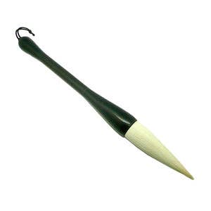 Borste, Ebony och Ox handtag W/Vit Gethår. #HSB181 för wholesale av World Treasure Trading