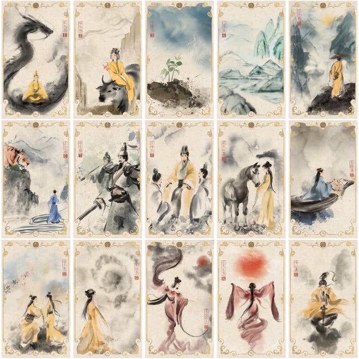 Vermilion Collection - Wholesale Tarot Cards - I Ching Oracle by GeGe8