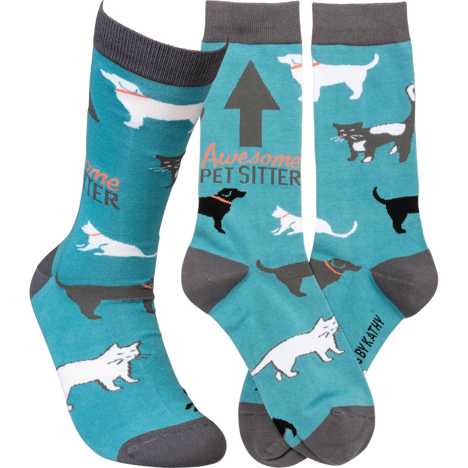 Primitives by Kathy - Wholesale Socks - Unisex - Awesome Pet Sitter Socks0