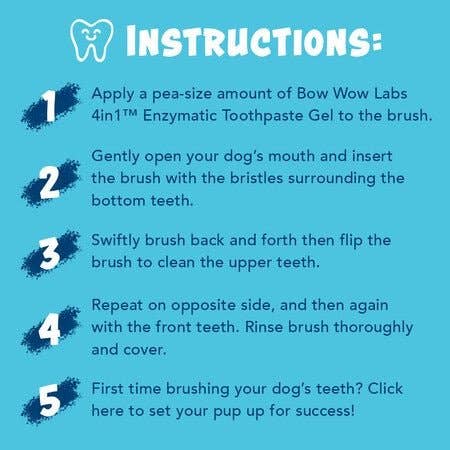 Bow Wow Labs - Wholesale Pet Brush - Cat/Dog - 4in1™ Toothbrush7