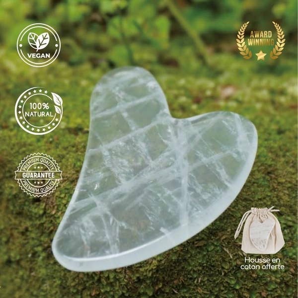 Zen'Arôme - Wholesale Gua Sha Tool - Rock crystal mushroom massage guasha 11 + 1 Free6
