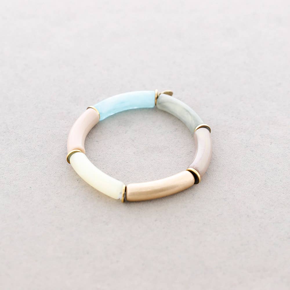 Sonata - Wholesale Snap Jewelry - Resin Bead Bracelet4