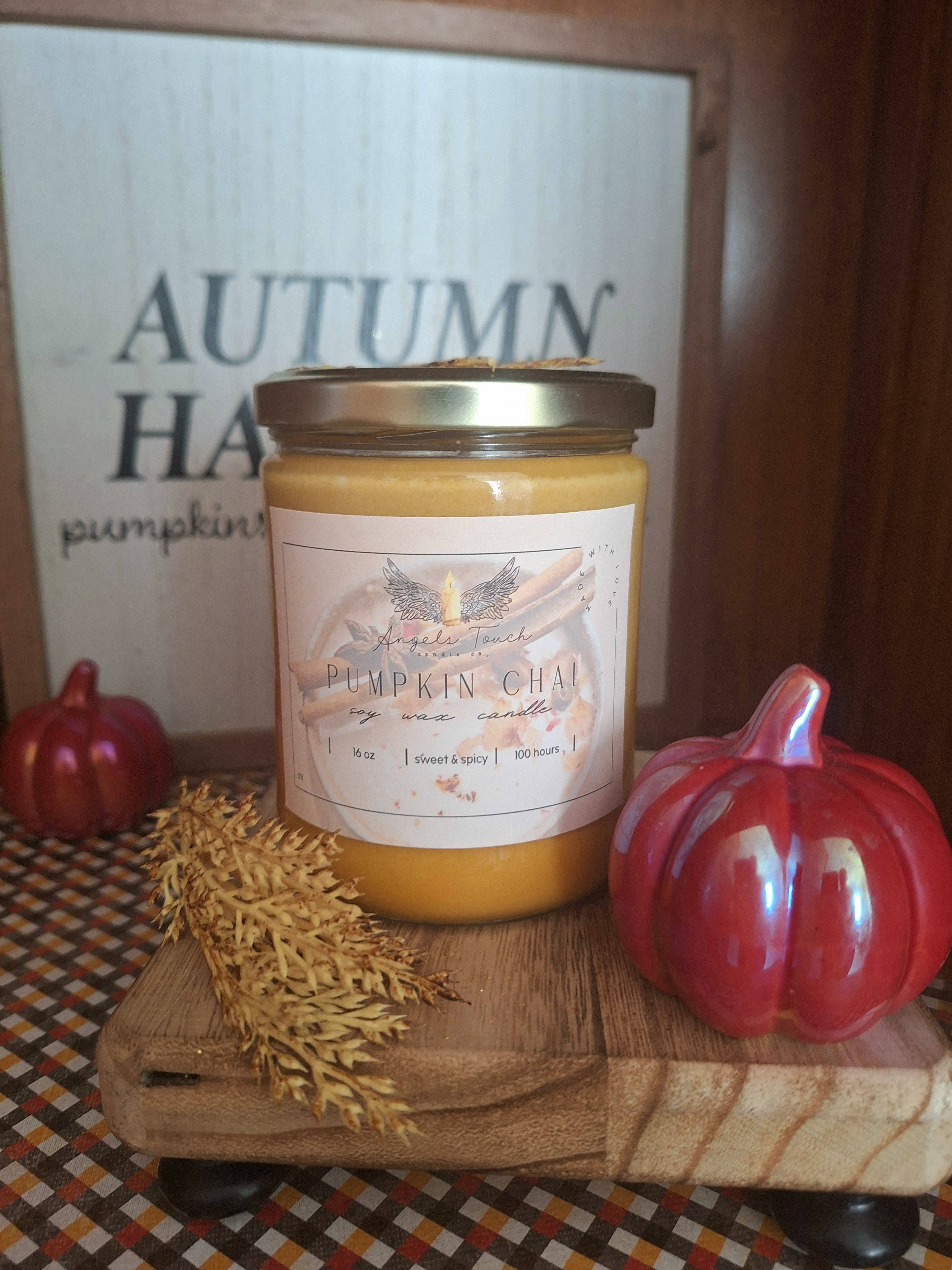 Angels Touch Candle Co. - Wholesale Jar/Filled Candle - Pumpkin Chai2