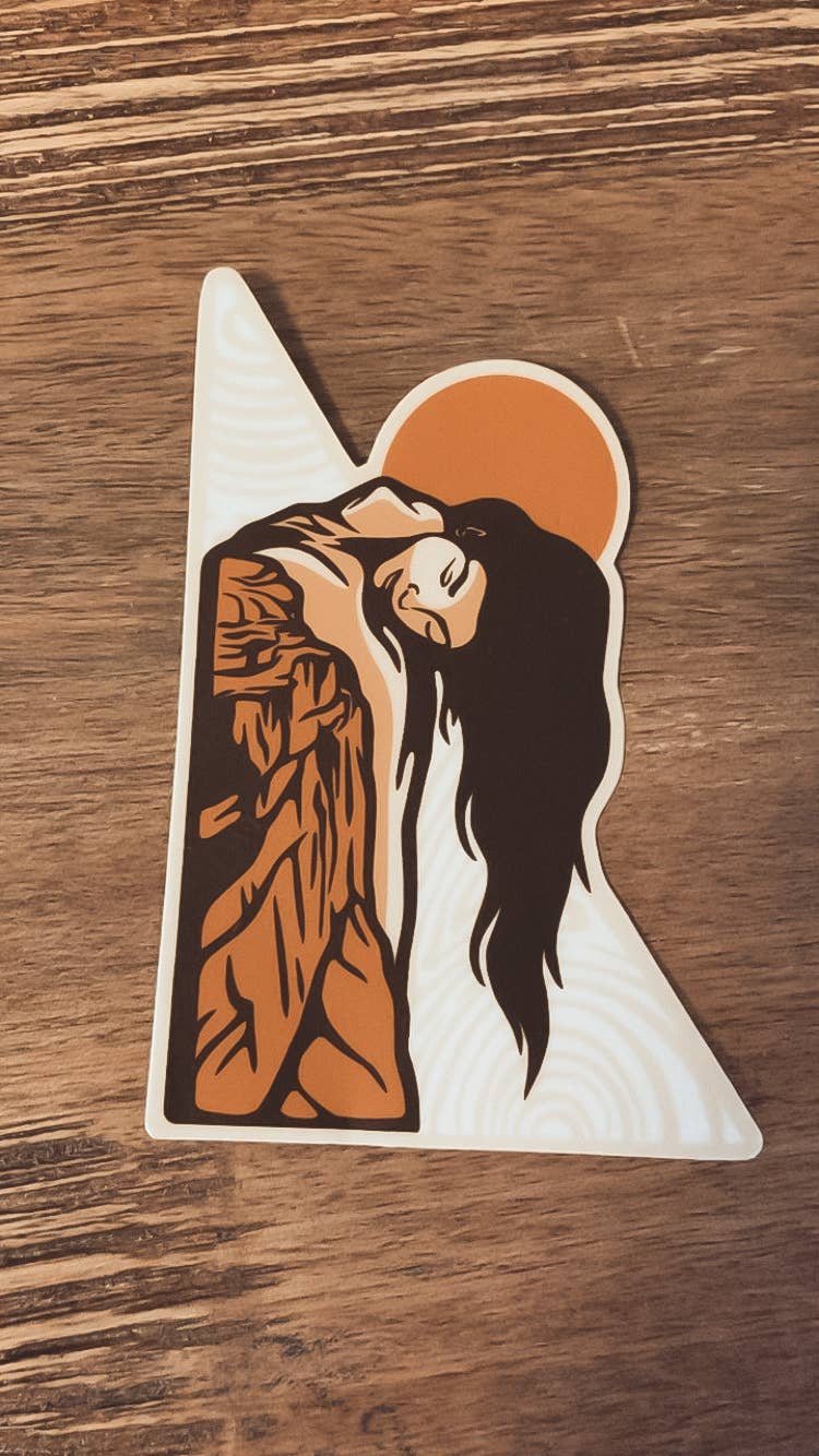 Issa Designs - Wholesale Sticker - Canyon Goddess Sticker1