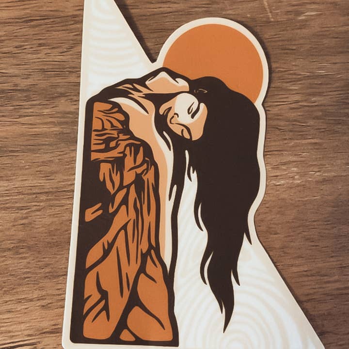 Issa Designs - Wholesale Sticker - Canyon Goddess Sticker1