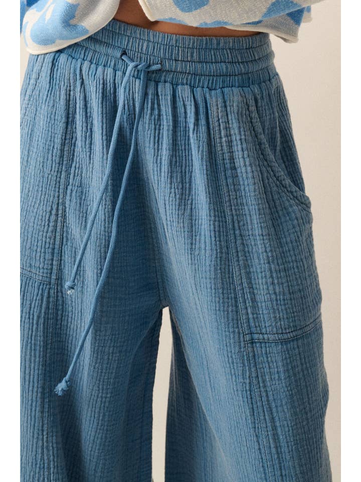 Promesa USA - Wholesale Pants - Women's - Mineral Washed Crinkle Cotton Parachute Pants23