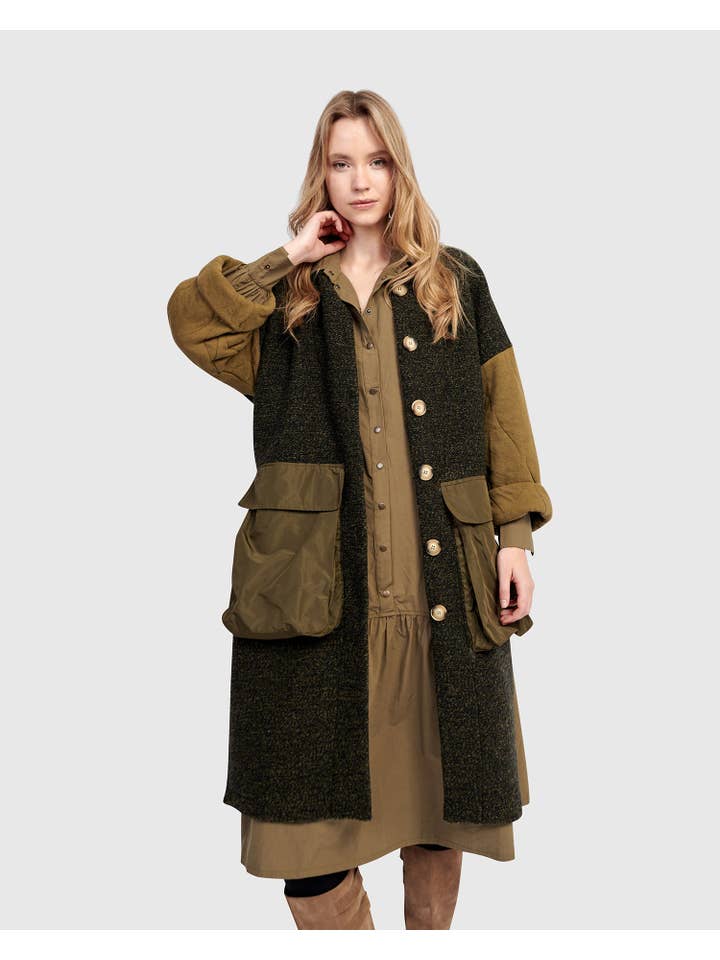 Urban Citadel Coat, Khaki for wholesale on Faire3